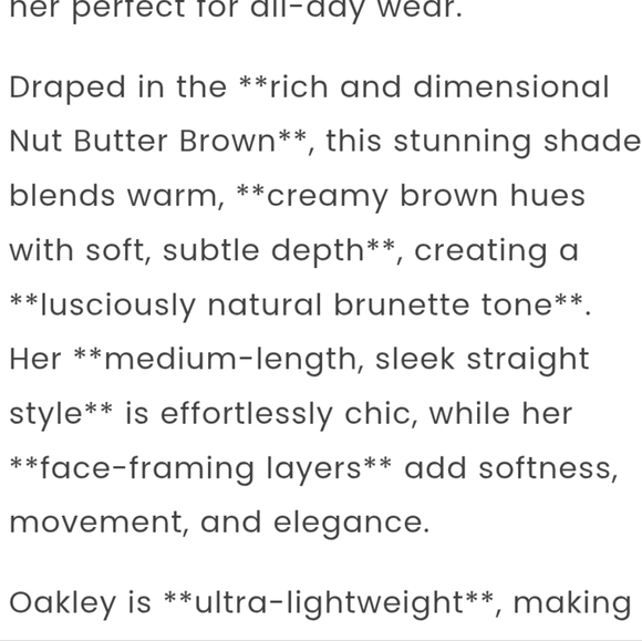 *Oakley Creme Brulee/Nut Butter* Wigs For Every Woman - Picture 7 of 8